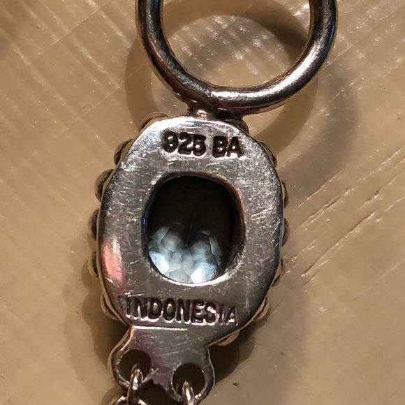 Sterling Silver Blue Topaz Bracelet - Picture 3 of 7